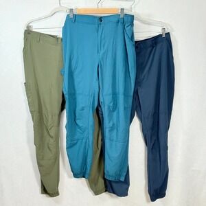 Carhartt Force Cargo Scrub joggers 3 pairs Teal Navy green Blue Mens XL